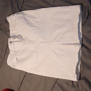 White Denim skirt (no splits)